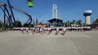 West Geauga High School Marching Wolverines Performing at Cedar Point 2023