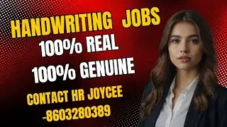 @jobawake6980  2024 handwriting part time job eenglish handwriting job / 100% real 100% genuine