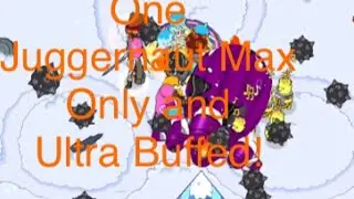 One Juggernaut Max Only and Ultra Buffed Juggernaut Max! (Battd Bloons Adventure Time td)