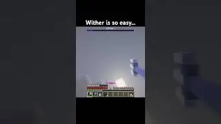 Wither is so easy&hellip; #minecraft #minecraftshorts