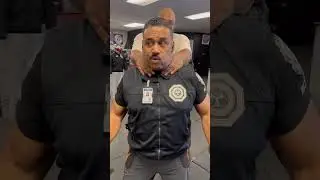 Rear neck grab escape
