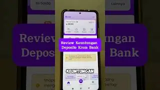 Review Keuntungan Deposito Di Aplikasi Krom Bank #krombank #bankdigital #bank #deposito