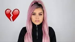 we broke up.