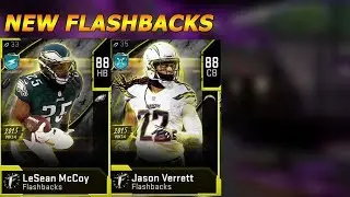 NEW FLASHBACK JASON VERRETT AND LESEAN MCCOY MADDEN 20 ULTIMATE TEA,M