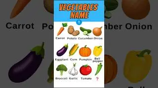 Summer Vegetables Name in English | Vegetable Names with Pictures | Vegetables Vocabulary #vegetable