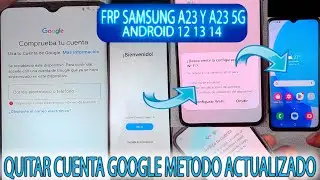 FRP SAMSUNG A23 QUITAR CUENTA GOOGLE METODO ACTUALIZADO ALL BIT A235 5G ANDROID 13 14 15 UNLOCKTOOL