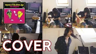 Queens of the Stone Age - I'm Designer (FULL COVER - Bass, Drums, Guitar, Vocals)
