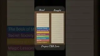 Throwback to month 1 of Project TBR Zero! 📚📕🫶✨