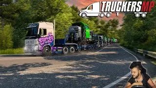 Euro Truck Simulator 2 1.46 Livestream | TruckersMP | Logitech g29 Gameplay | Local Mod | Ats
