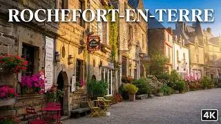 Petite escapade à Rochefort-En-Terre (Morbihan), village médiéval préféré des français in 4K