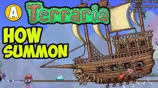 Terraria How To Summon Flying Dutchman (EASY) | Terraria How To Summon Pirate Invasion