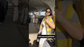 Gill rumered girlfriend sara Tendulkar snapped at airport #saratendulkar #shubmangill #viral #shorts