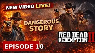 RDR2 LIVE 🔴 | New Town Rhodes Entry | Pehli Mission | Episode 10 #rdr2