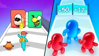 Monster Evolution Run Battle | Join Blob Clash 3D / All Level Gameplay: Android,iOS