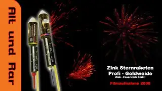 Zink  - Profirakete Goldweide aus den Jahre 2008