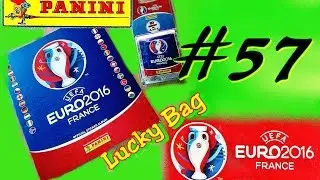 PANINI UEFA EURO 2016 FRANCE new OFFICIAL STICKER ALBUM EM Frankreich new UNBOXING 5 Aufkleber # 57