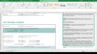Debt Snowball Spreadsheet Tutorial