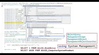Retrieve physical disk drives details using C# ASP.Net Core l SELECT * FROM Win32_DiskDrive | C#
