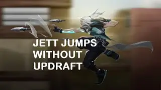 How To Jett Jump Without Updraft (Spots to jump without updraft) | VALORANT