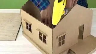 How To Make a Beautiful House from Cardboard