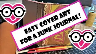 How to Make a Writing Junk Journal! Easy Cover Art! The Paper Outpost! :)
