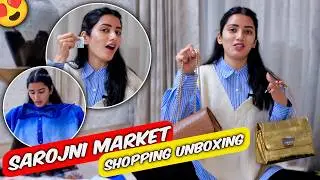 Sarojini Market Shopping Unboxing🤩