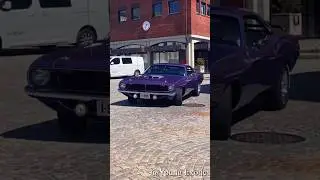 Plum Crazy Purple 1970 HEMI Cuda in action!