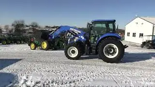 2021 New Holland Powerstar 100 Cab Tractor w/ Loader! Nice! For Sale by Mast Tractor Sales