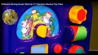Children's Moving Screen  Wind Up TV Television Musical Toy Video
