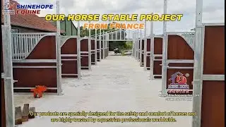 another beautiful horse stable horse boxes project in France #horsestable #horseboxes