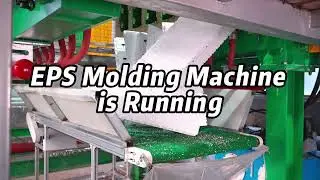 EPS Molding Machine Is Running, Styrofoam Molding Machine Working Display, EPS Machine