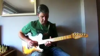 Guitar Demo: Overdriven ACOUSTICASTER (Godin)!