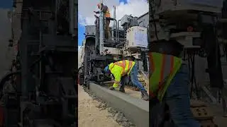 Friday we began pouring the concrete curb for the drive-through at the Canbian site