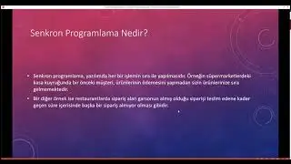.Net Core MicroService Proje de Asenkron Programlama Nedir ?