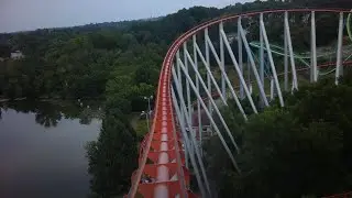 Steel Force - Dorney Park - Front Row (4K HD POV) - July 2024