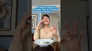 Amiga te tengo un chisme 🤣✨ #humor #tiktokvideo #comedia #funny #shorts
