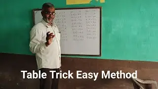 Table Trick (Easy Method) 👨&zwj;🏫                                    #tabletrick #students #easymethod