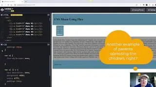 CSS Navigation Vertical and Horizontal (using CSS Flex)