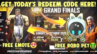 How to get Today's FFIC FINALS Redeem Code Easily 🤑 | आज का रेडीम् कोड कैसे ले? 😍 | Claim Free Pet