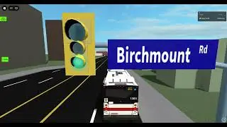 TTC ROBLOX 2008 Orion VII NG HEV 1303 Route 985B Sheppard East Express to Meadowvale