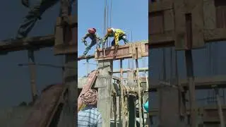 Slab and Beam Centering Work | House Construction Video | October 31, 2021