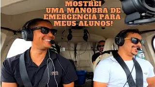 Decolando com alunos e pousando no aeroporto da Pampulha! Pegamos carona de helicóptero!