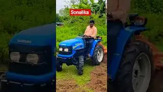 Sonalika mini tractor #viralvideos #hollend  #fs16mecowkaisekharide #farmequipment