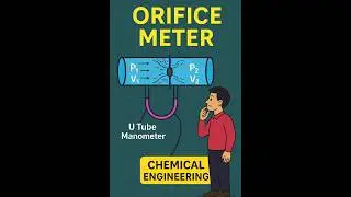 Orifice Meter Explained Measure Flow Rate Easily! #orificemeter #fluidmechanics #chemicalengineering