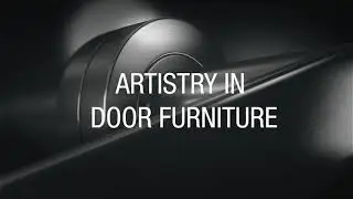 Belize satin stainless steel door handle by Lemaar