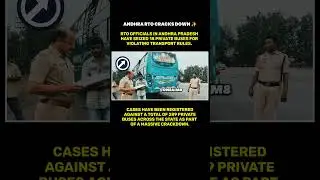 Private buses face strict action✨#andhrapradesh #police #bus #private #transport#travel#checking#god