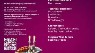 Shabbat Evening Services