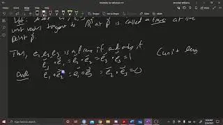 Section 2.1: Dot Product on Tangent Spaces