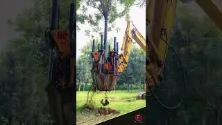 The Ultimate Tree Moving Machine in Action #ytshorts #ytviral #nature