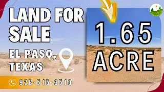 1.65  acre land for sale in El Paso, Texas [H779-043-3420-0040]
